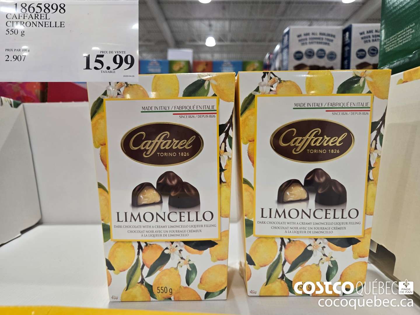1865898 CAFFAREL CITRONN ELLE 550 g  $15.99