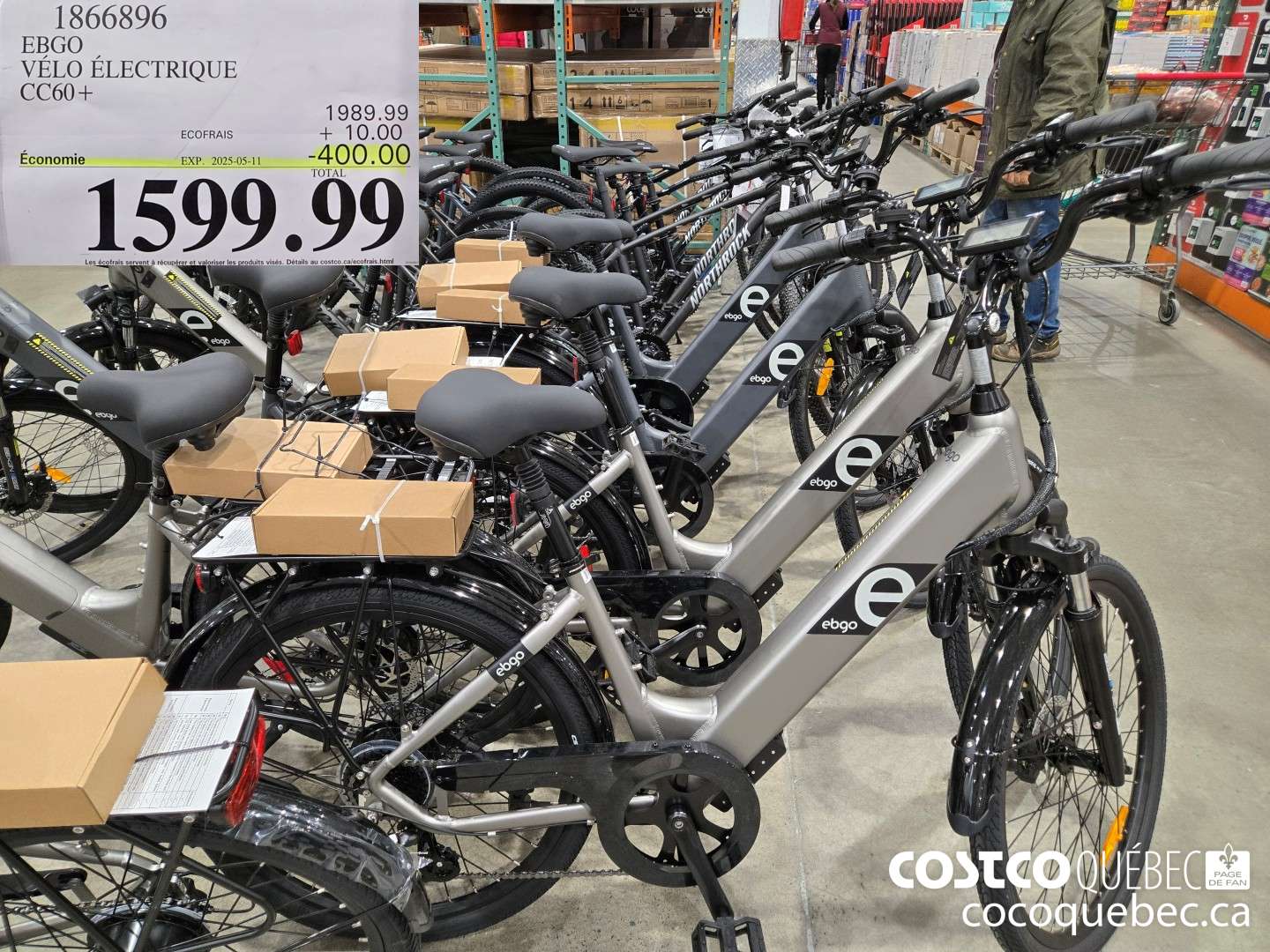 1866896 EBGO | VELO ELECTRIQUE CC60+  ($400.00 INSTANT SAVINGS EXPIRES ON 2025-05-11) $1599.99