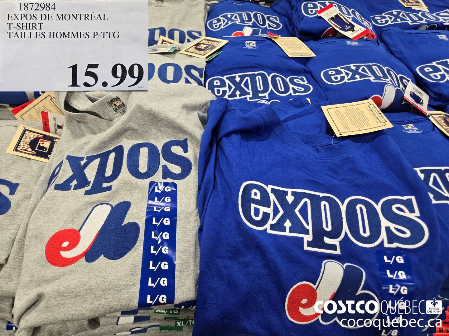 1872984 EXPOS DE MONTREAL T-SHIRT  $15.99