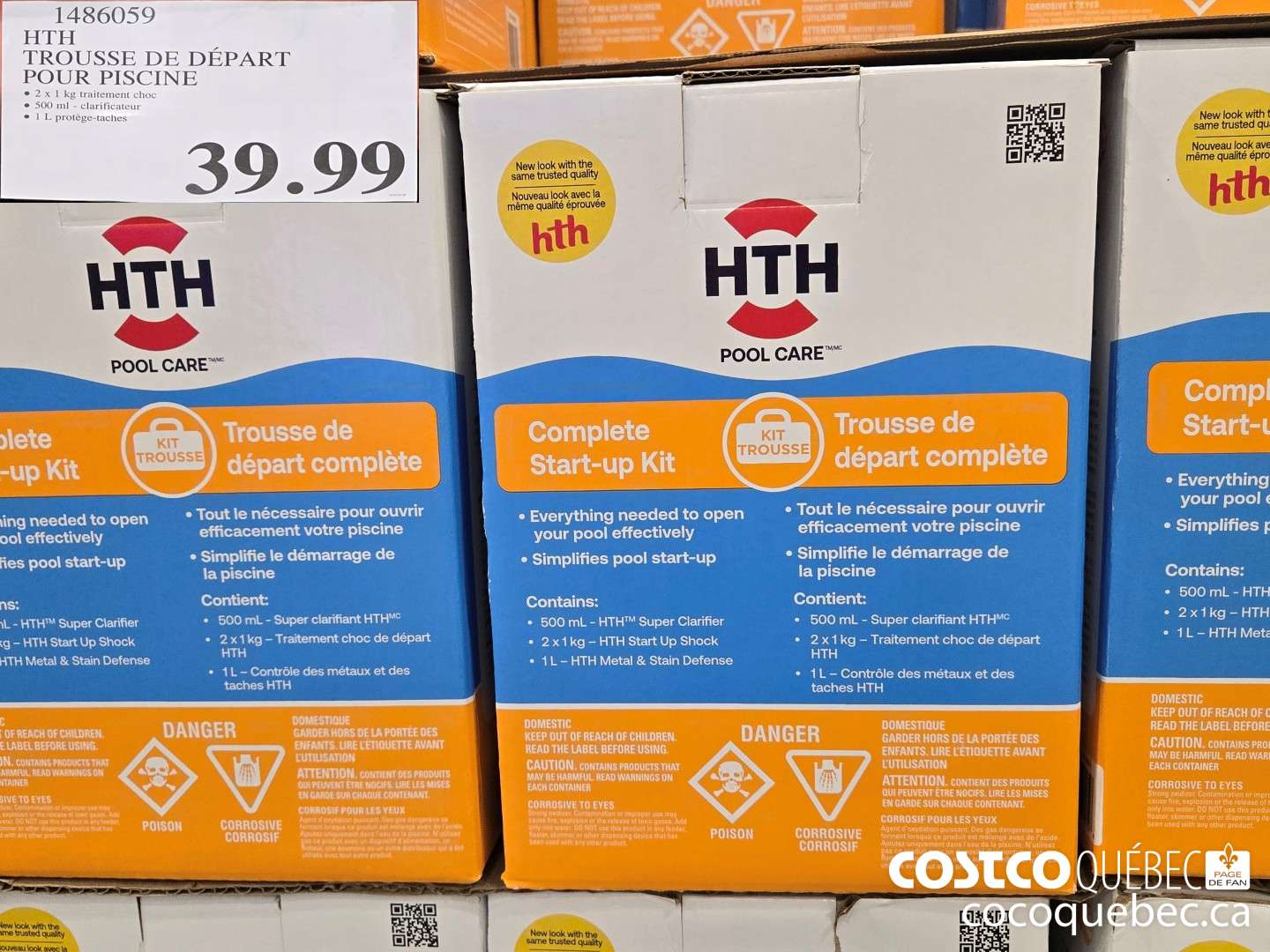 1486059 HTH TROUSSE DE DEPART POUR PISCINE  $39.99