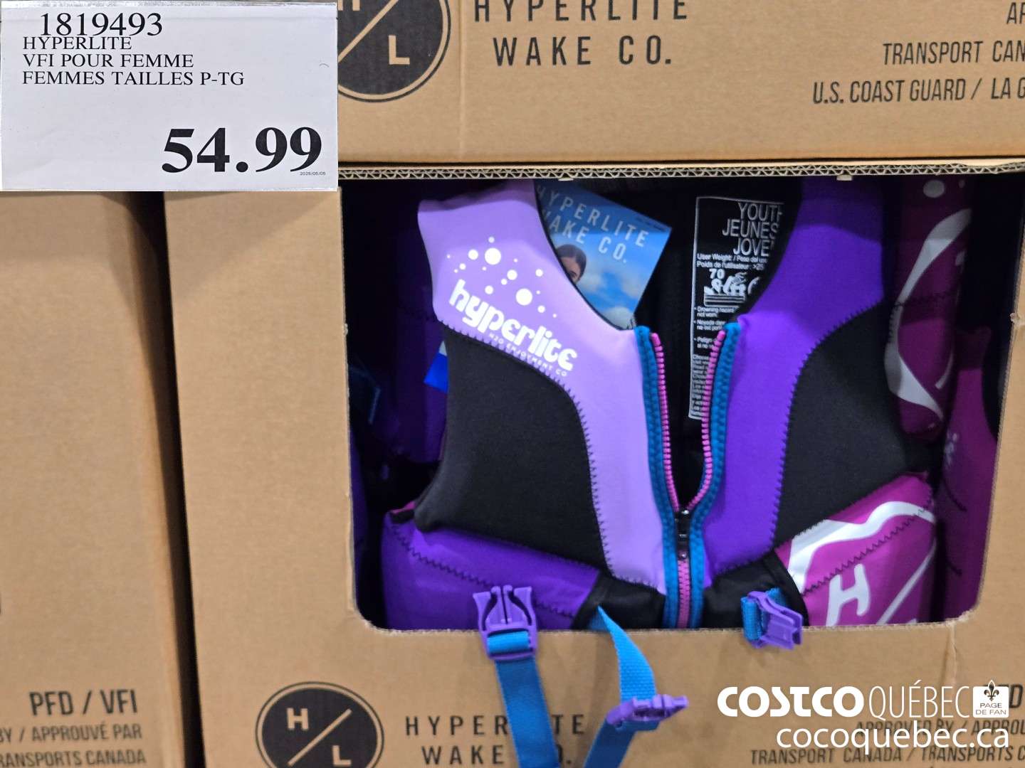 1819493 HYPERLITE VFI POUR FEMME FEMMES TAILLES P-TG  $54.99