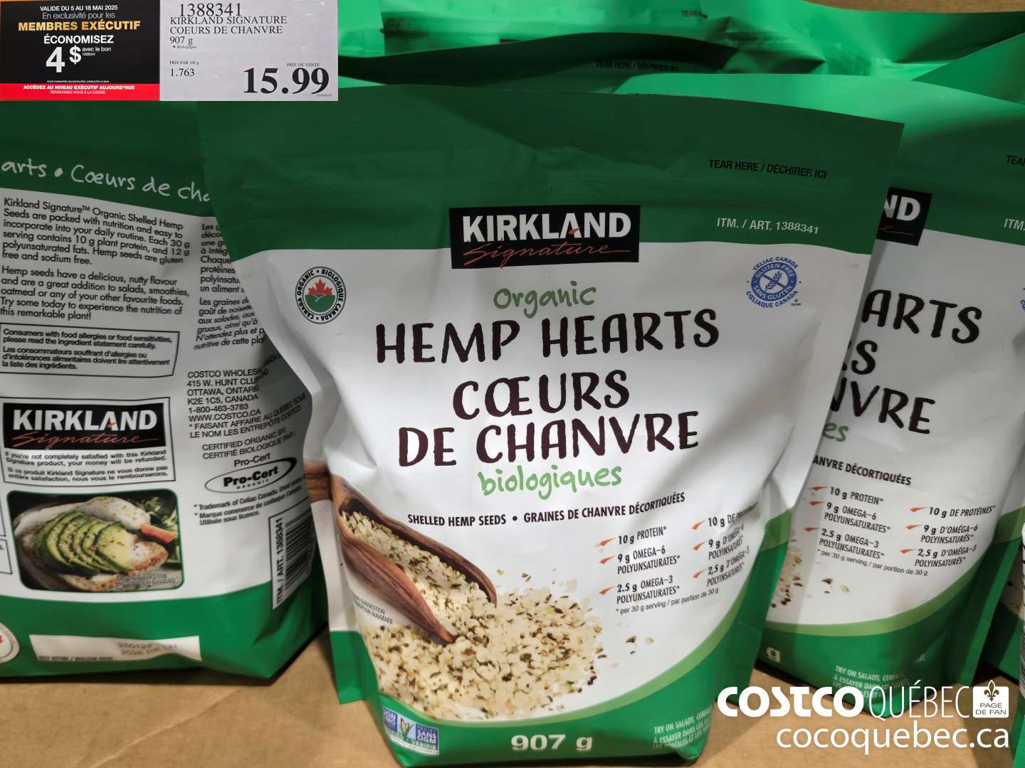 1388341 KIRKLAND SIGNATURE COEURS DE CHANVRE ($4.00 INSTANT SAVINGS EXPIRES ON 2025-05-18) $15.99