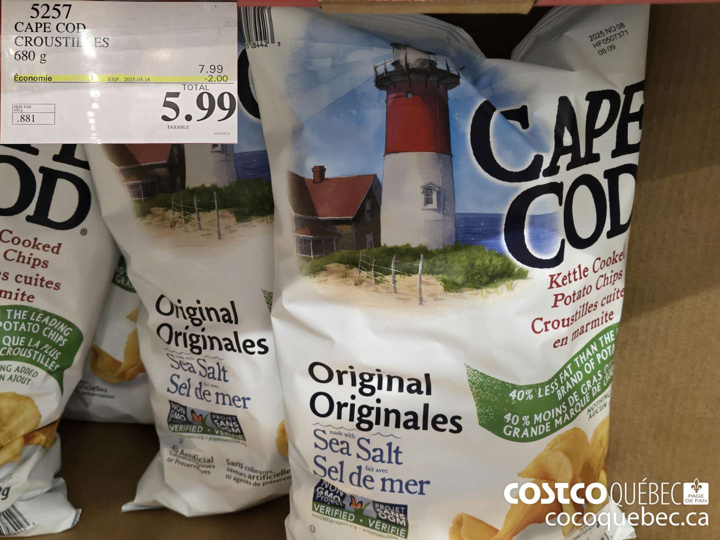 680 KRAT TRANCHES DE FROMAGE  ($2.00 INSTANT SAVINGS EXPIRES ON 2025-05-18) $5.99