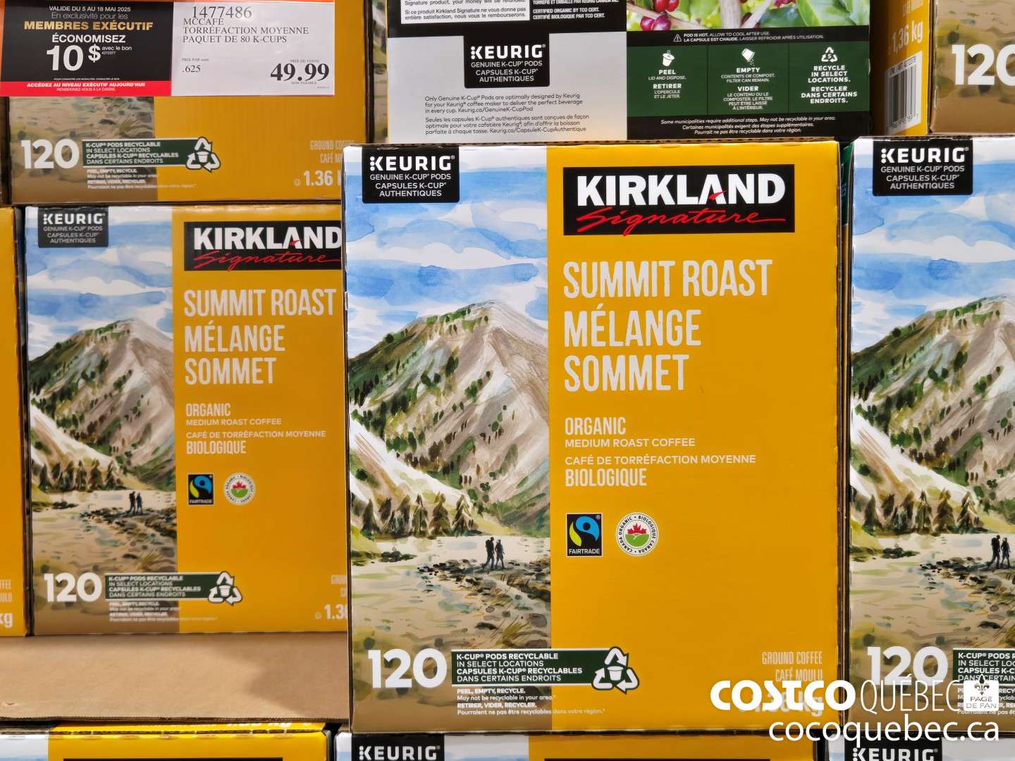 1477486 MCCAFE TORREFACTION MOYENNE BOITE DE 80 K-CUPS  ($9.00 INSTANT SAVINGS EXPIRES ON 2025-05-18) $39.99