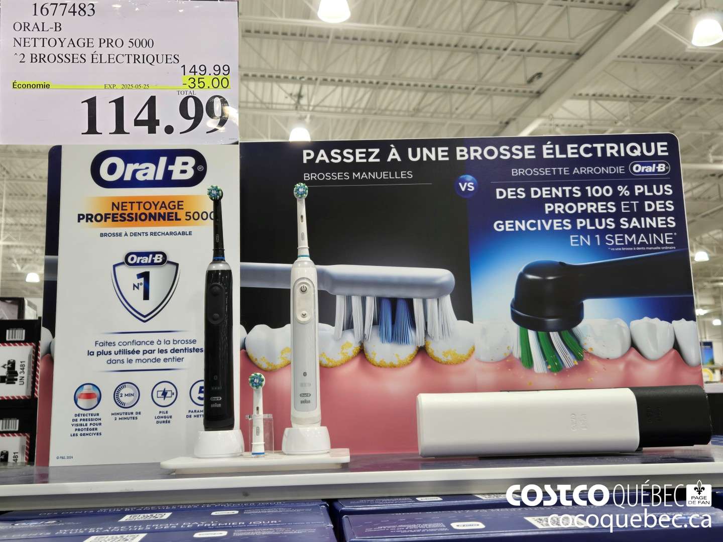 1677483 NEI TOYAGE PRO 5000 2 BROSSES ELECTRIQUES, ($35.00 INSTANT SAVINGS EXPIRES ON 2025-05-25) $114.99