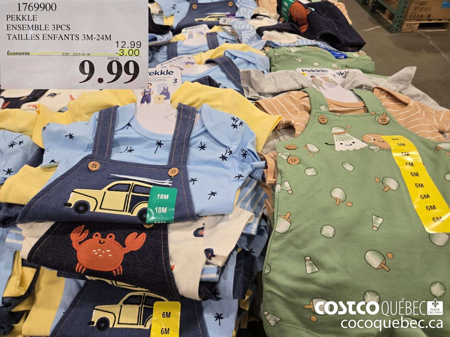 1769900 PEKKLE ENSEMBLE 3PCS  ($3.00 INSTANT SAVINGS EXPIRES ON 2025-06-08) $9.99