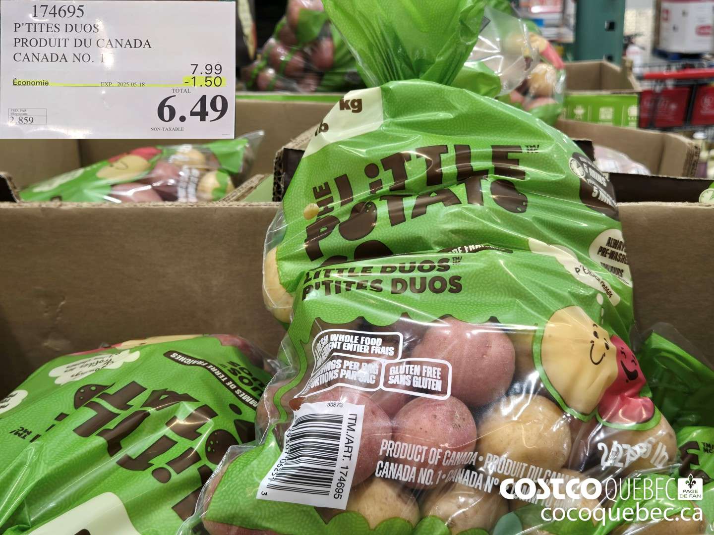 174695 P'TITES DUOS PRODUIT DU CANADA ($1.50 INSTANT SAVINGS EXPIRES ON 2025-05-18) $6.49