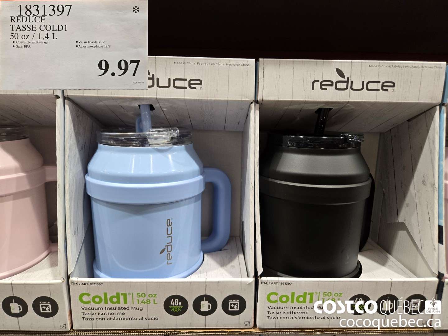 1831397 REDUCE TASSE COLD1 50 OZ / 1.4L  $9.97
