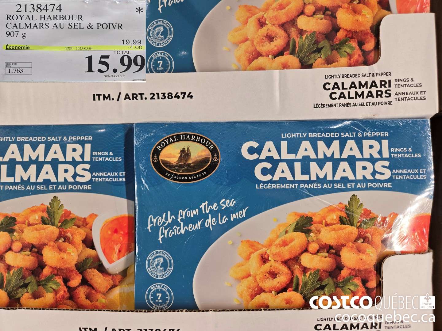 2138474 ROYAL HARBOUR CALMARS AU SEL & POIVR  ($4.00 INSTANT SAVINGS EXPIRES ON 2025-05-04) $15.99