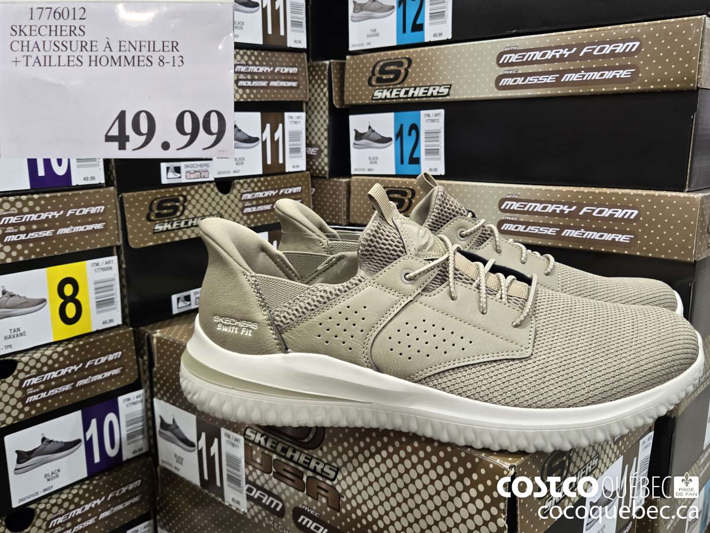 1776012 SKECHERS - CHAUSSURE A ENFILER  $49.99