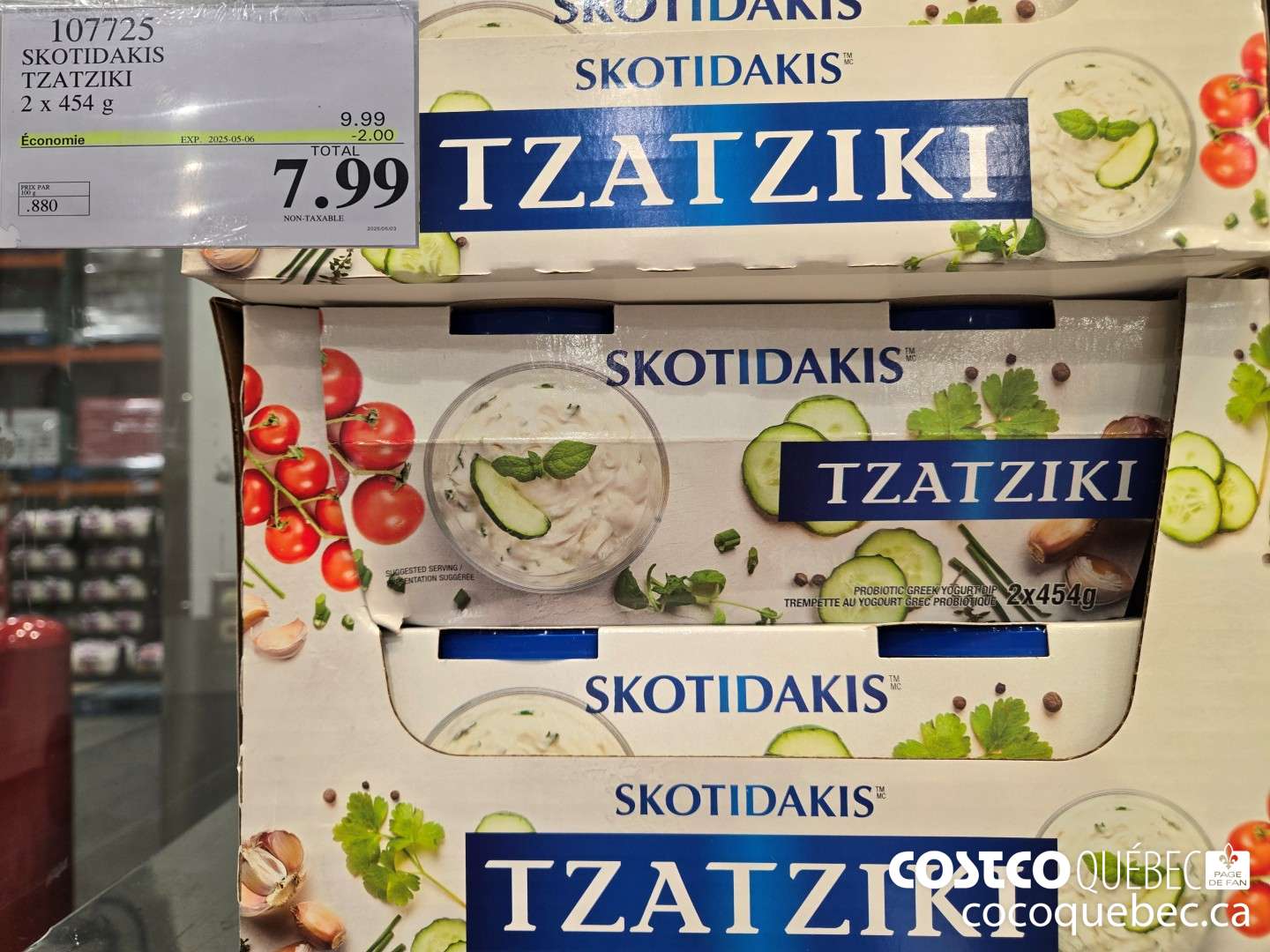 107725 SKOTIDAKIS TZATZIKI ($2.00 INSTANT SAVINGS EXPIRES ON 2025-05-04) $7.99