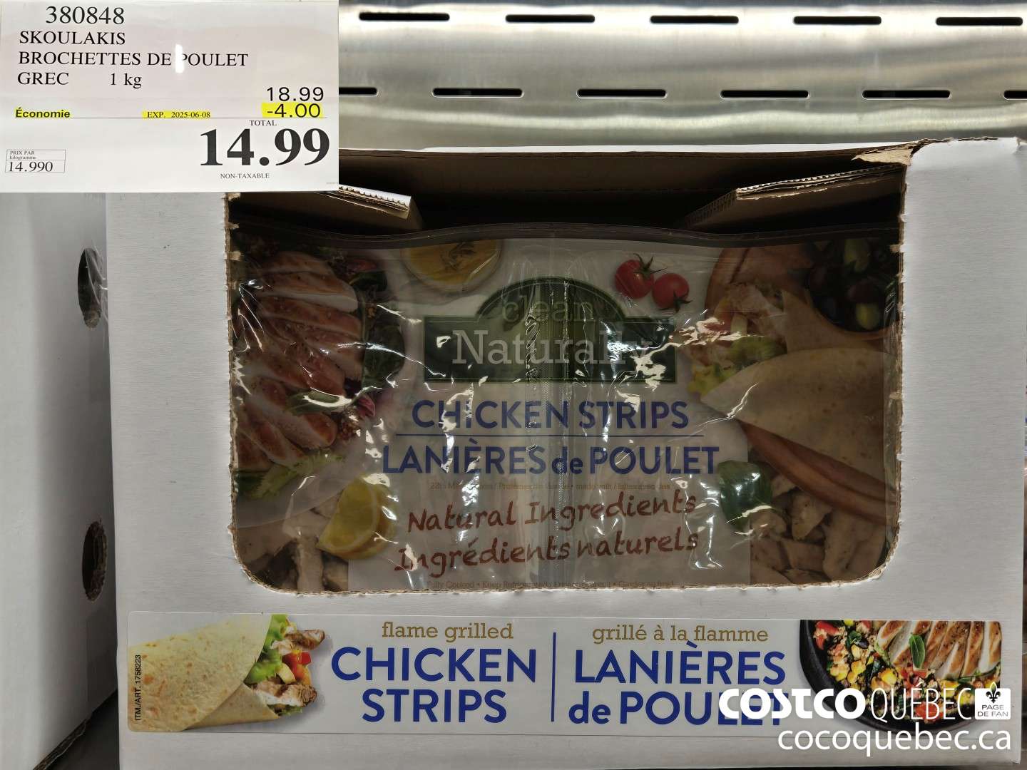 380848 SKOULAKIS BROCHETTES GREC 1kg  ($4.00 INSTANT SAVINGS EXPIRES ON 2025-06-08) $14.99