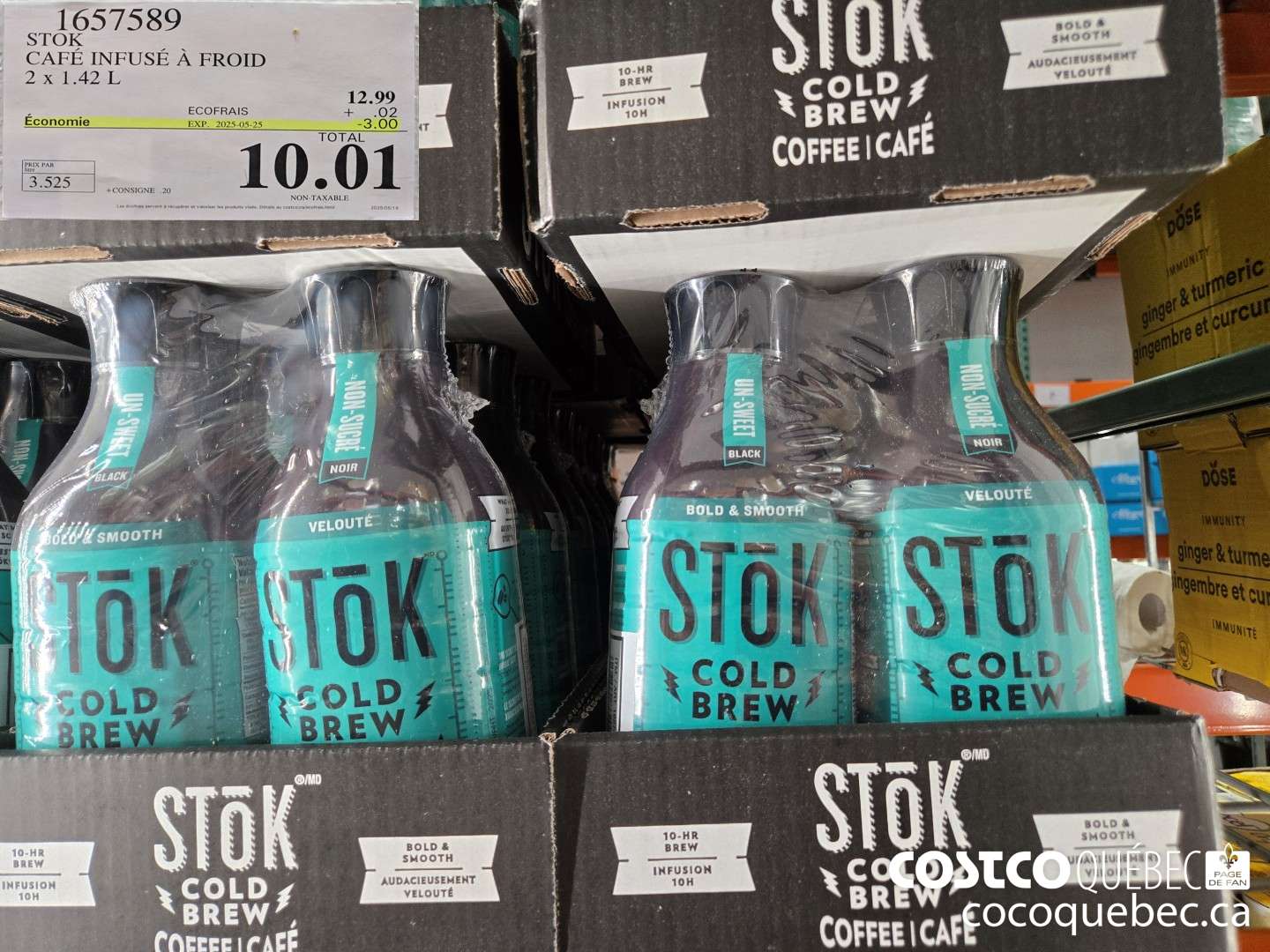 1657589 STOK CAFE INFUSE A FROID  ($3.00 INSTANT SAVINGS EXPIRES ON 2025-05-25) $10.01