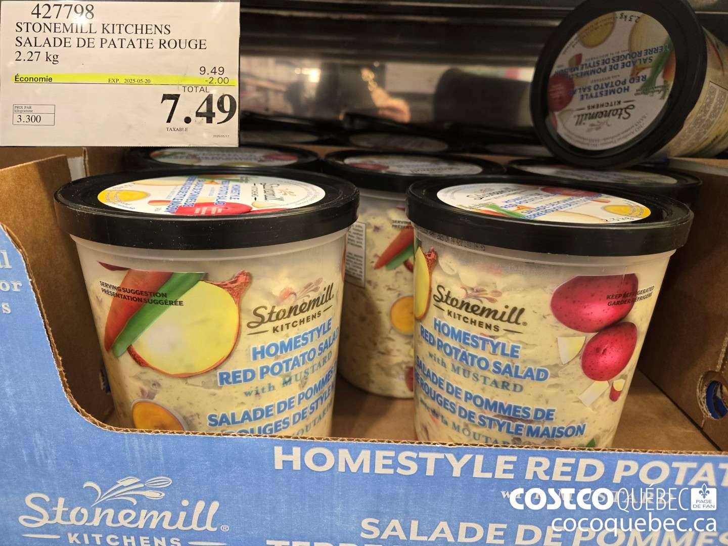 427798 STONEMILL KITCHENS SALADE DE PATATE ROUGE  ($2.00 INSTANT SAVINGS EXPIRES ON 2025-05-20) $7.49