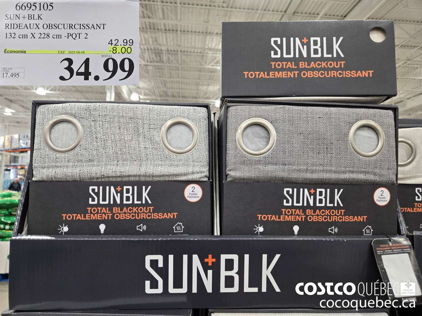 6695105 SUN+BLK RIDEAUX OBSCURCISSANT  ($8.00 INSTANT SAVINGS EXPIRES ON 2025-06-08) $34.99