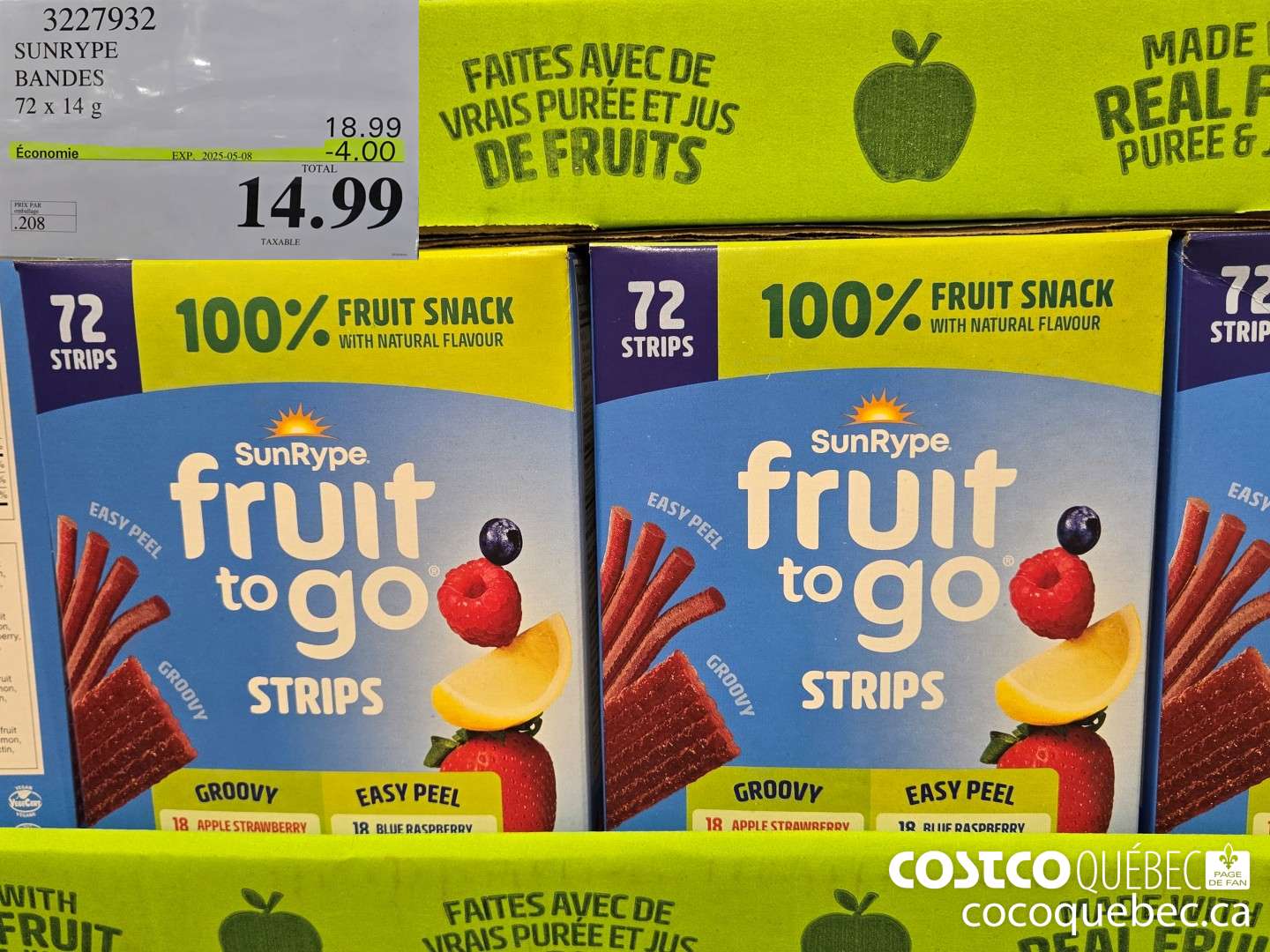 3227932 SUNRYPE BANDES  ($4.00 INSTANT SAVINGS EXPIRES ON 2025-05-08) $14.99