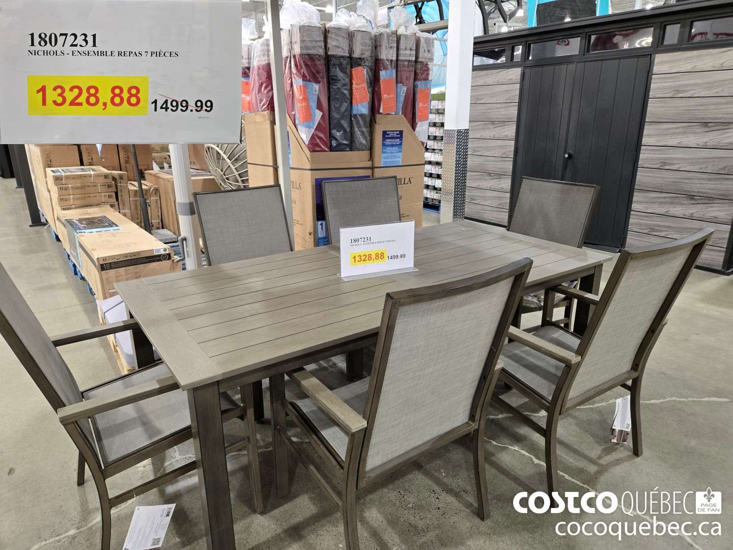 1807231 SUNVILLA ENSEMBLE DE JARDIN 7P  $1328.88