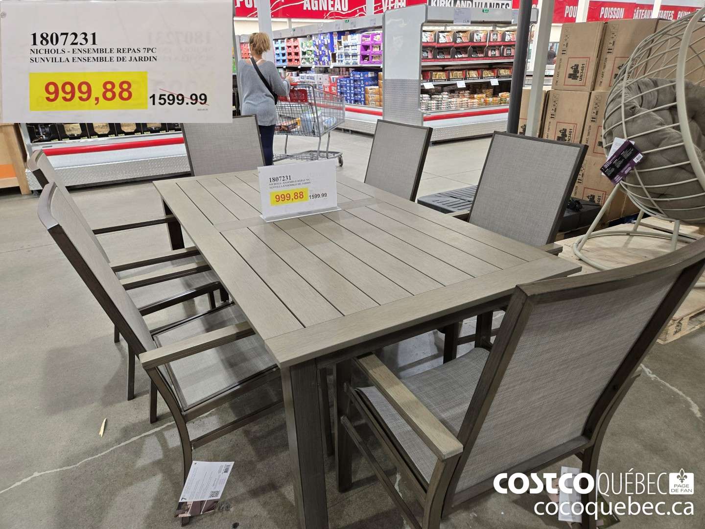 1807231 SUNVILLA ENSEMBLE DE JARDIN 7P  $999.88