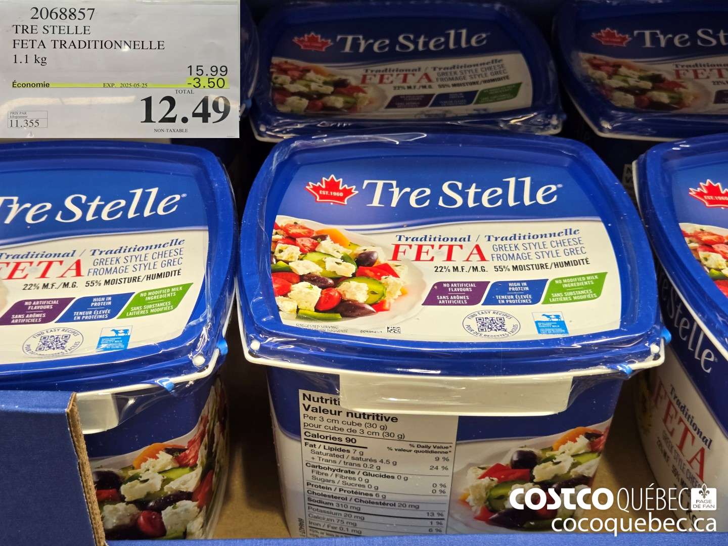2068857 TRE STELLE FETA TRADITIONNELLE  ($3.50 INSTANT SAVINGS EXPIRES ON 2025-05-25) $12.49
