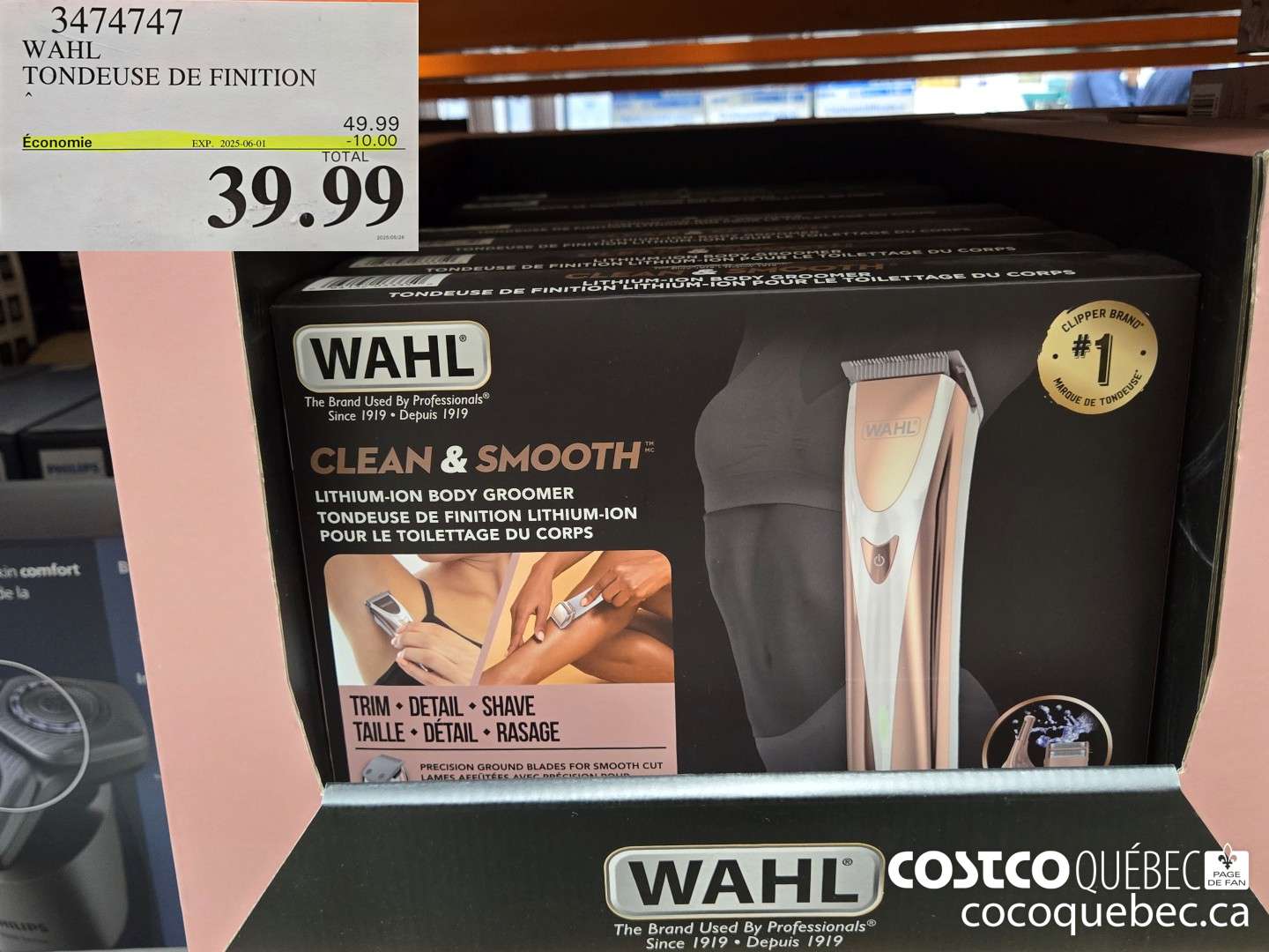 3474747 WAHL TONDEUSE DE FINITION  ($10.00 INSTANT SAVINGS EXPIRES ON 2025-06-01) $39.99