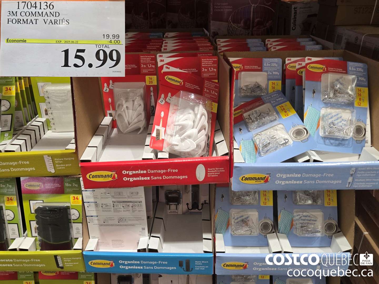 1704136 1704136 3M COMMAND FORMAT  ($4.00 INSTANT SAVINGS EXPIRES ON 2025-06-22) $15.99