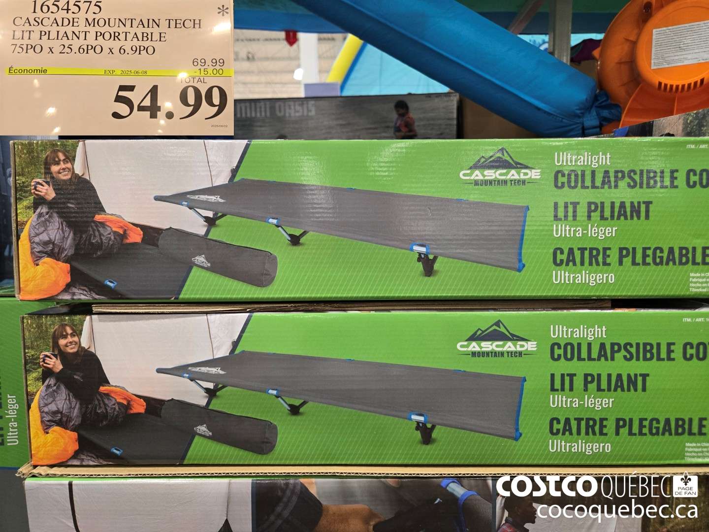 1654575 CASCADE MOUNTAIN TECH LIT PLIANT PORTABLE  ($15.00 INSTANT SAVINGS EXPIRES ON 2025-06-08) $54.99