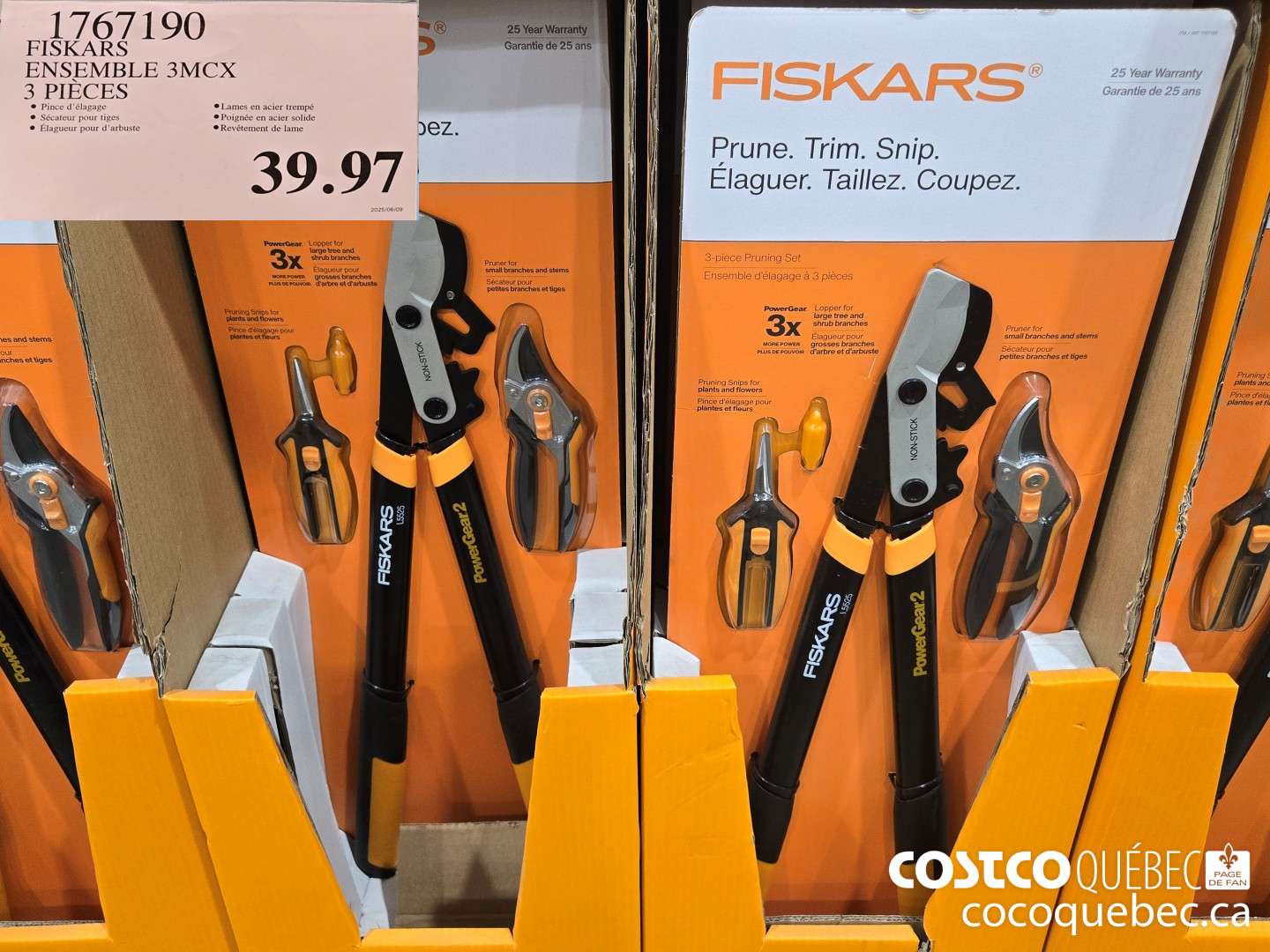 1767190 FISKARS ENSEMBLE 3MCX 3 PIECES  $39.97