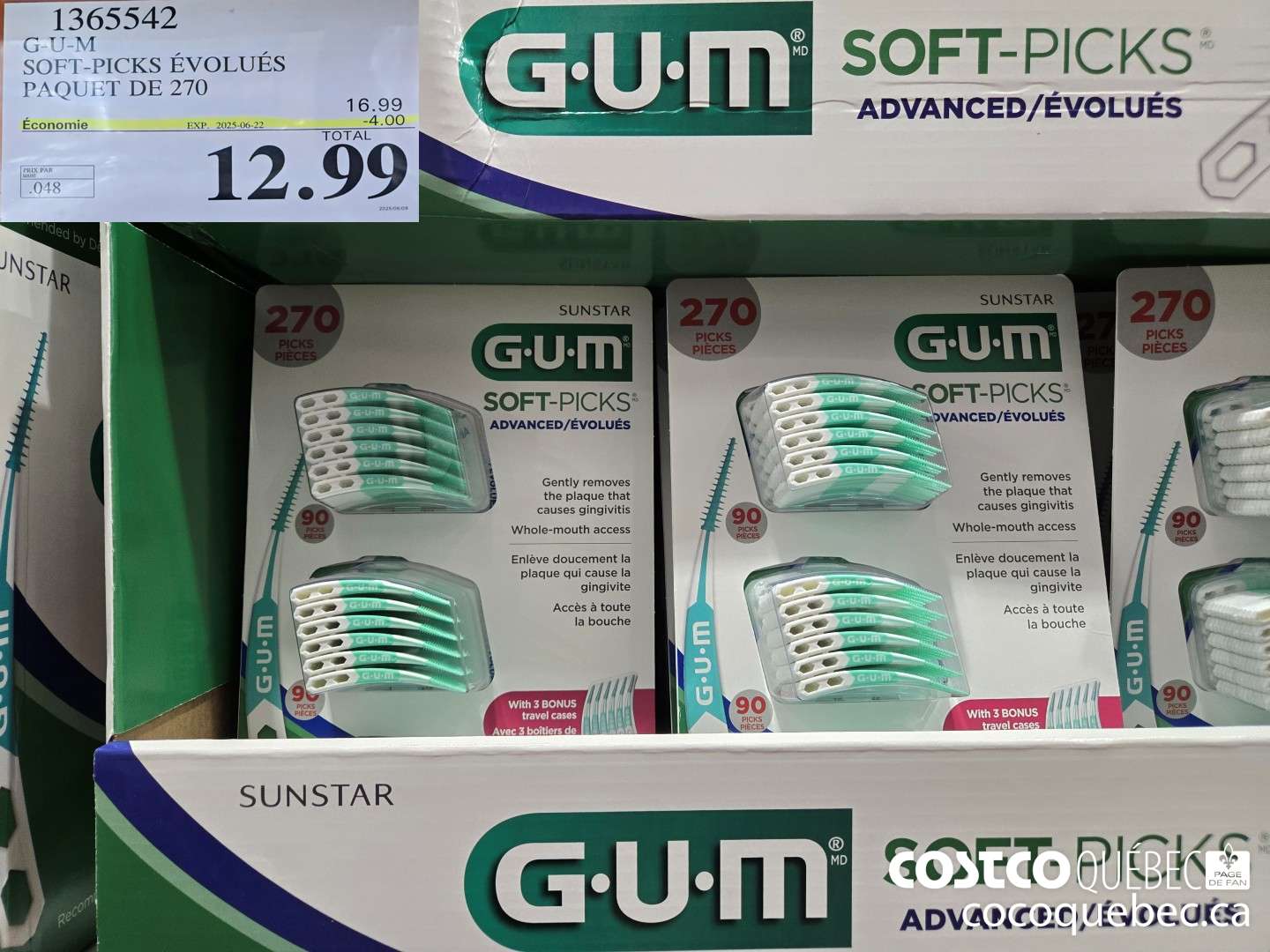 1365542 G-U-M SOFT-PICKS EVOLUES ($4.00 INSTANT SAVINGS EXPIRES ON 2025-06-22) $12.99