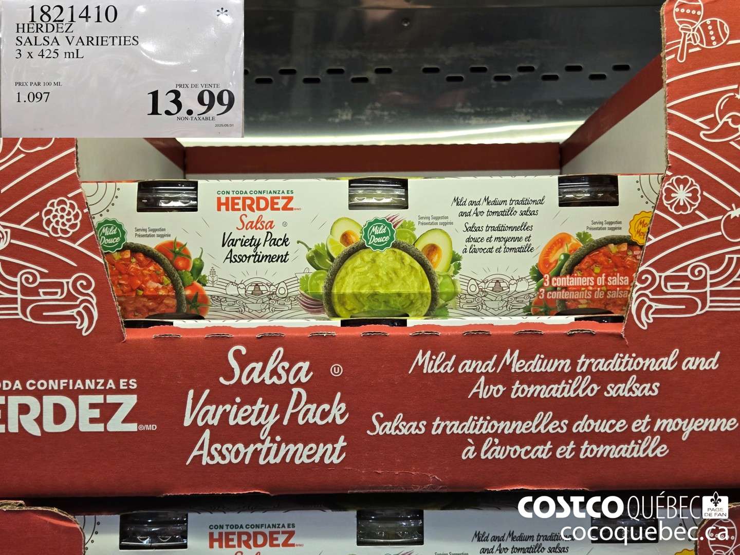 1821410 HERDEZ SALSA VARIETIES  $13.99