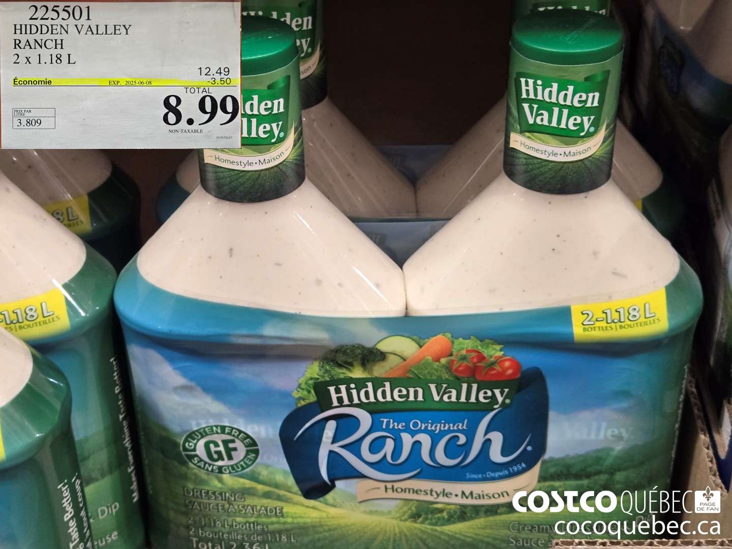 229501 HIDDEN VALLEY RANCH  ($3.50 INSTANT SAVINGS EXPIRES ON 2025-06-08) $8.99