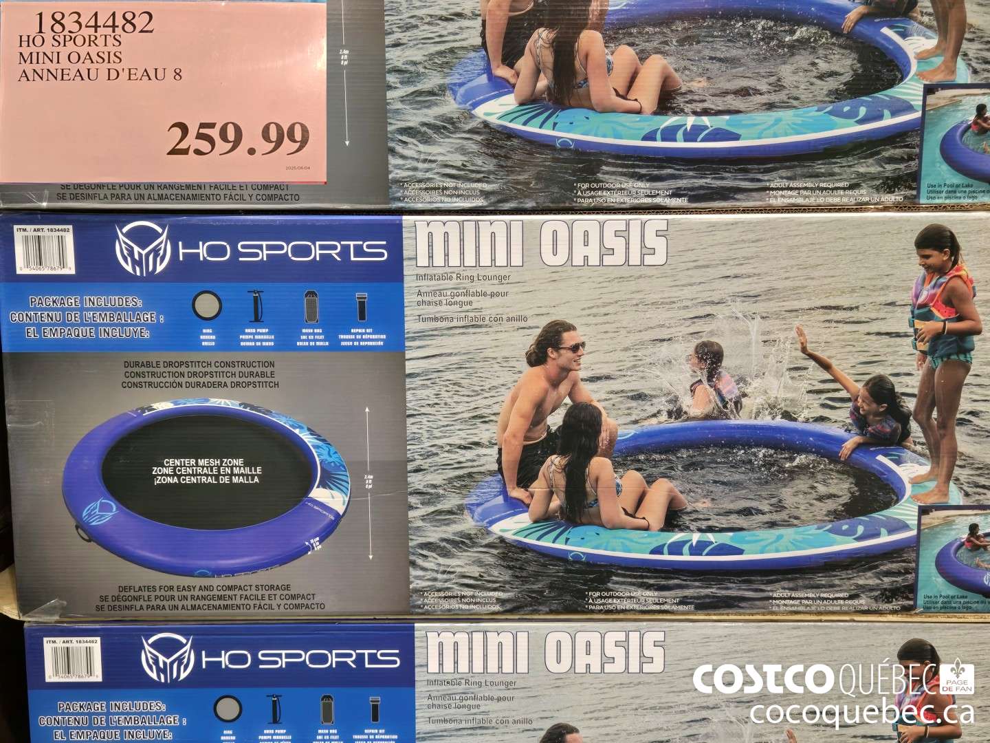 1834482 HO SPORTS MINI OASIS ANNEAU D'EAU 8  $259.99