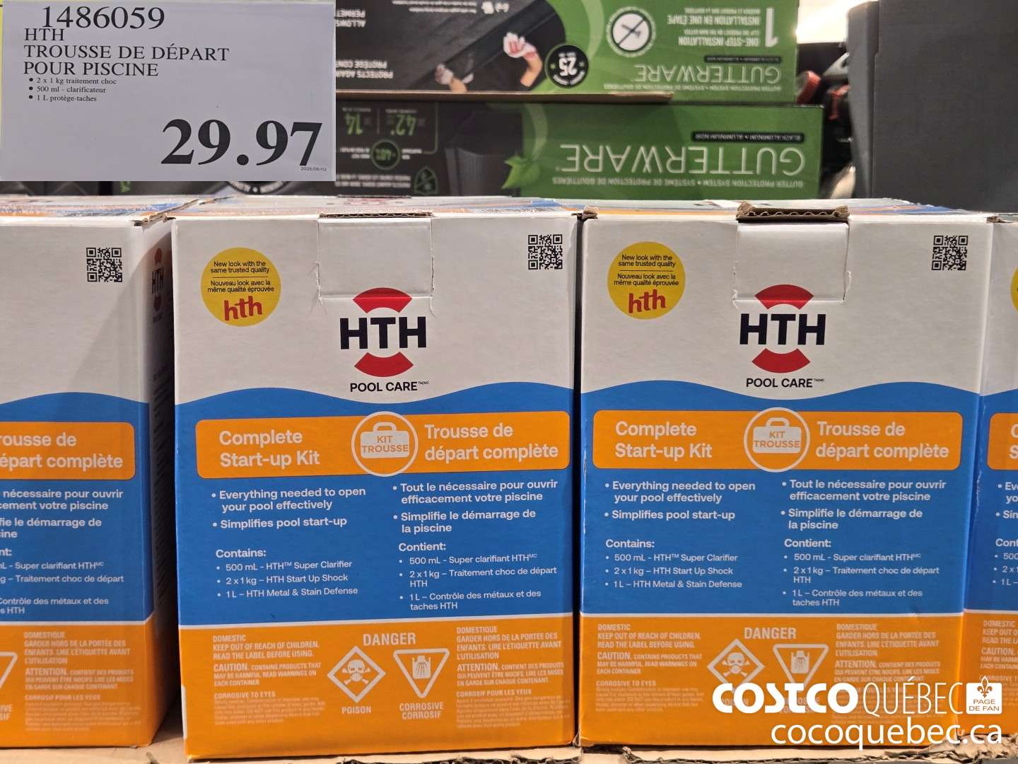 1486059 HTH TROUSSE DE DEPART POUR PISCINE  $29.97