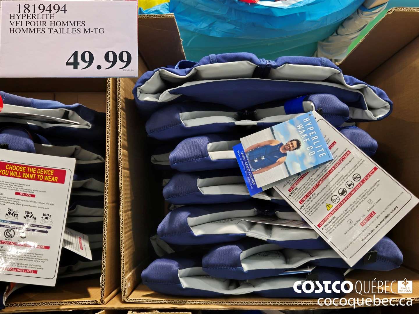 1819494 HYPERLITE VFI POUR HOMMES HOMMES TAILLES M-TG  $49.99