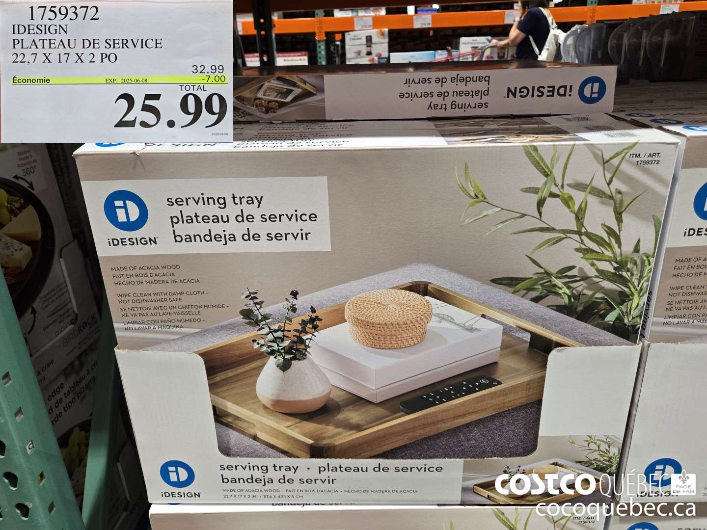 1759382 IDESIGN PLATEAU DE SERVICE  ($7.00 INSTANT SAVINGS EXPIRES ON 2025-06-08) $25.99