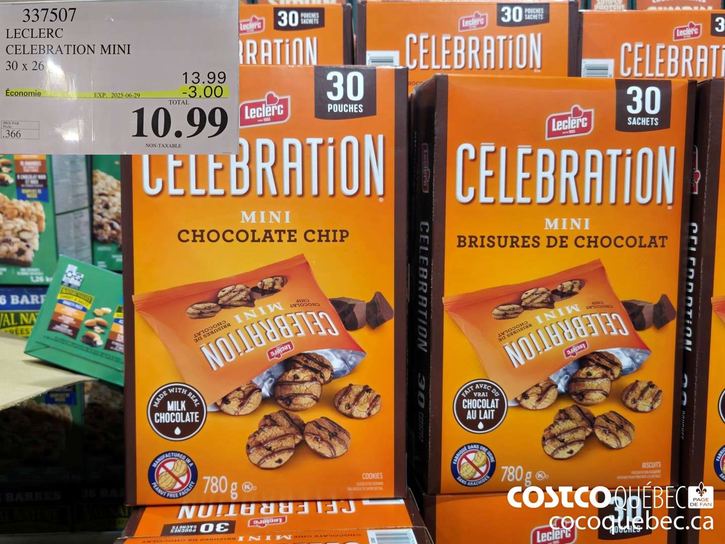 337507 LECLERC CELEBRATION MINI 30 x 26g  ($3.00 INSTANT SAVINGS EXPIRES ON 2025-06-29) $10.99