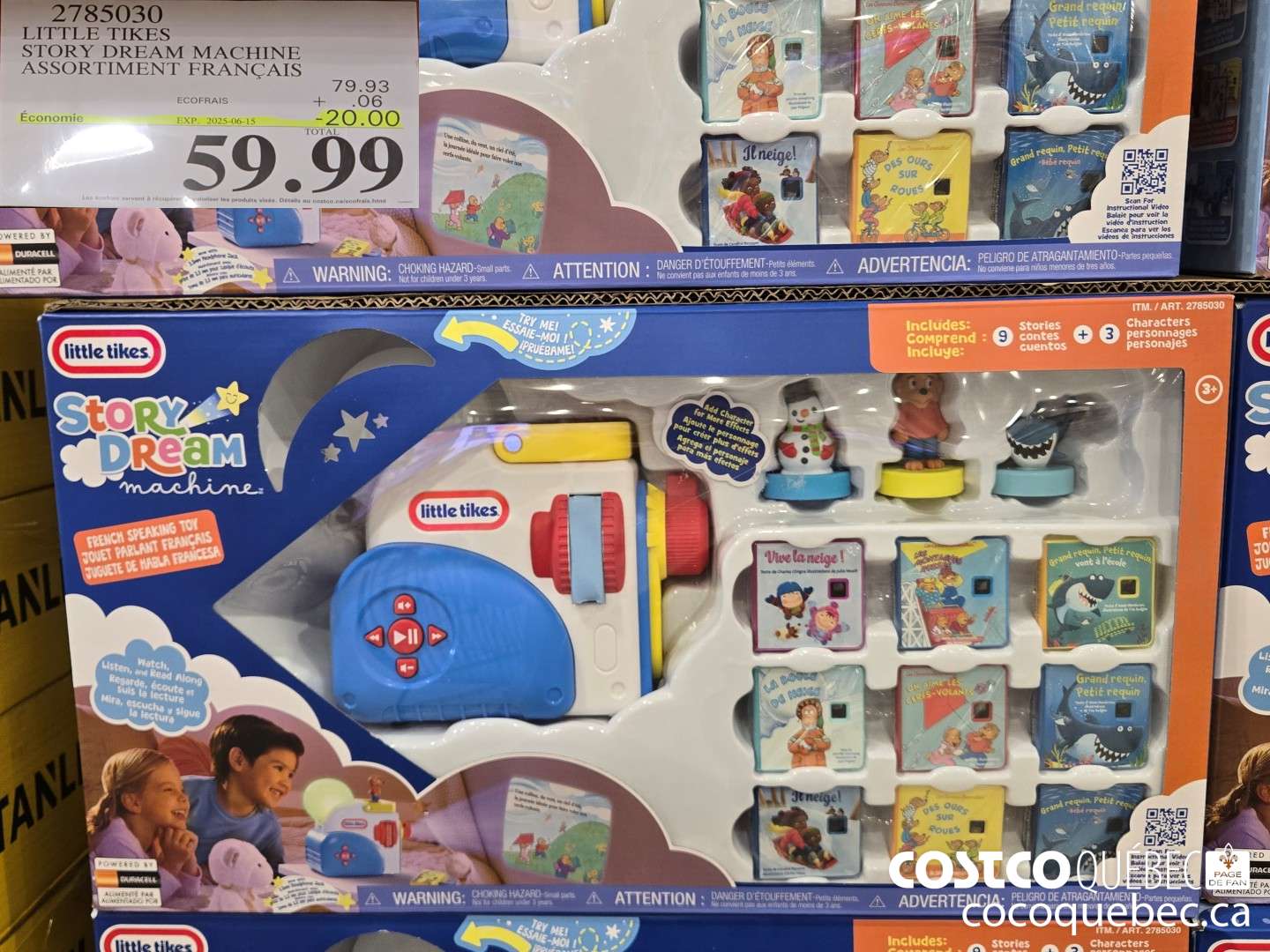 2785030 LITTLE TIKES STORY DREAM MACHINE ASSORTIMENT FRANCAIS 20.00 OFF (EXPIRES ON 2025-06-15) $79.99