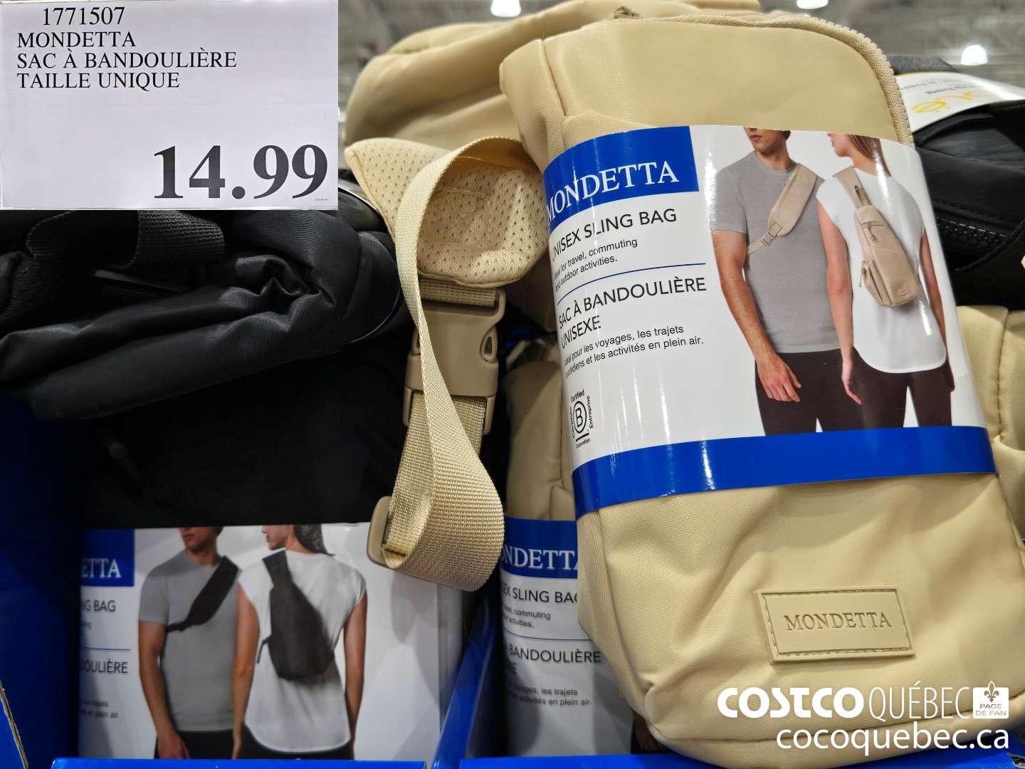 1771507 MONDETTA SAC A BANDOULIERE TAILLE UNIQUE  $14.99