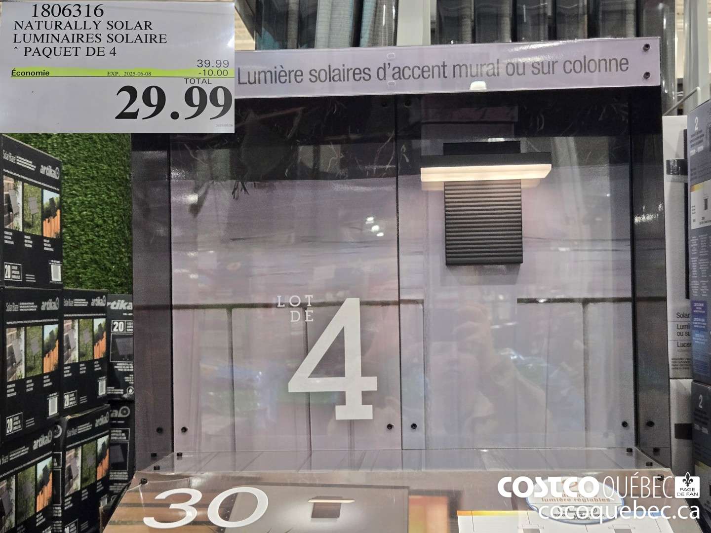 1806316 NATURALLY SOLAR LUMINAIRES SOLAIRE ($10.00 INSTANT SAVINGS EXPIRES ON 2025-06-08) $29.99