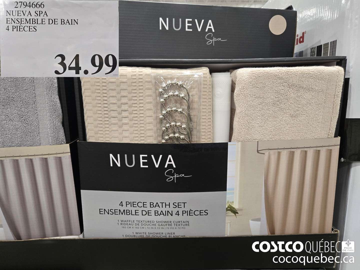 2194666 NUEVA SPA ENSEMBLE DE BAIN  $34.99
