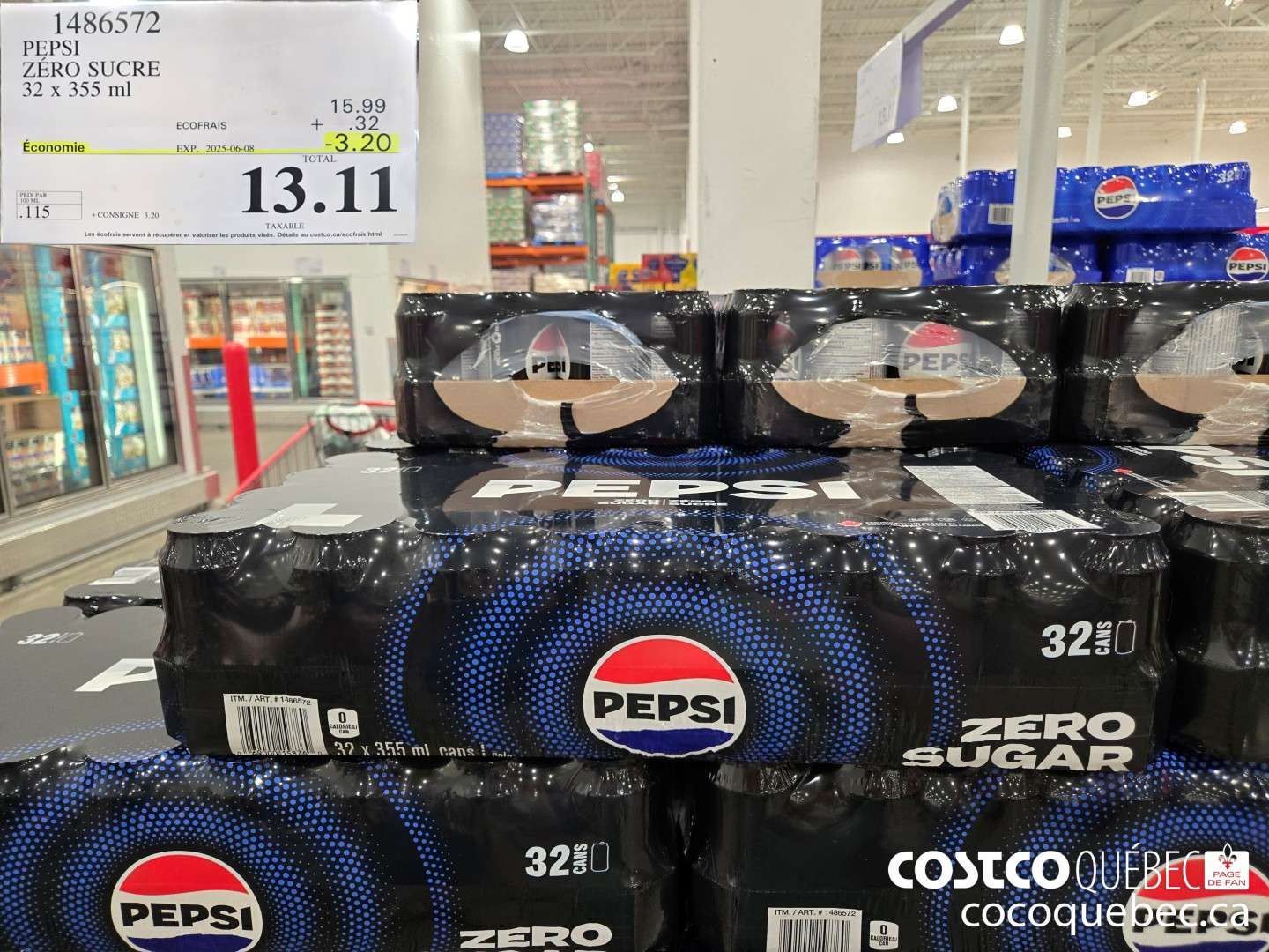 1486572 PEPSI ZERO  ($3.20 INSTANT SAVINGS EXPIRES ON 2025-06-08) $13.11