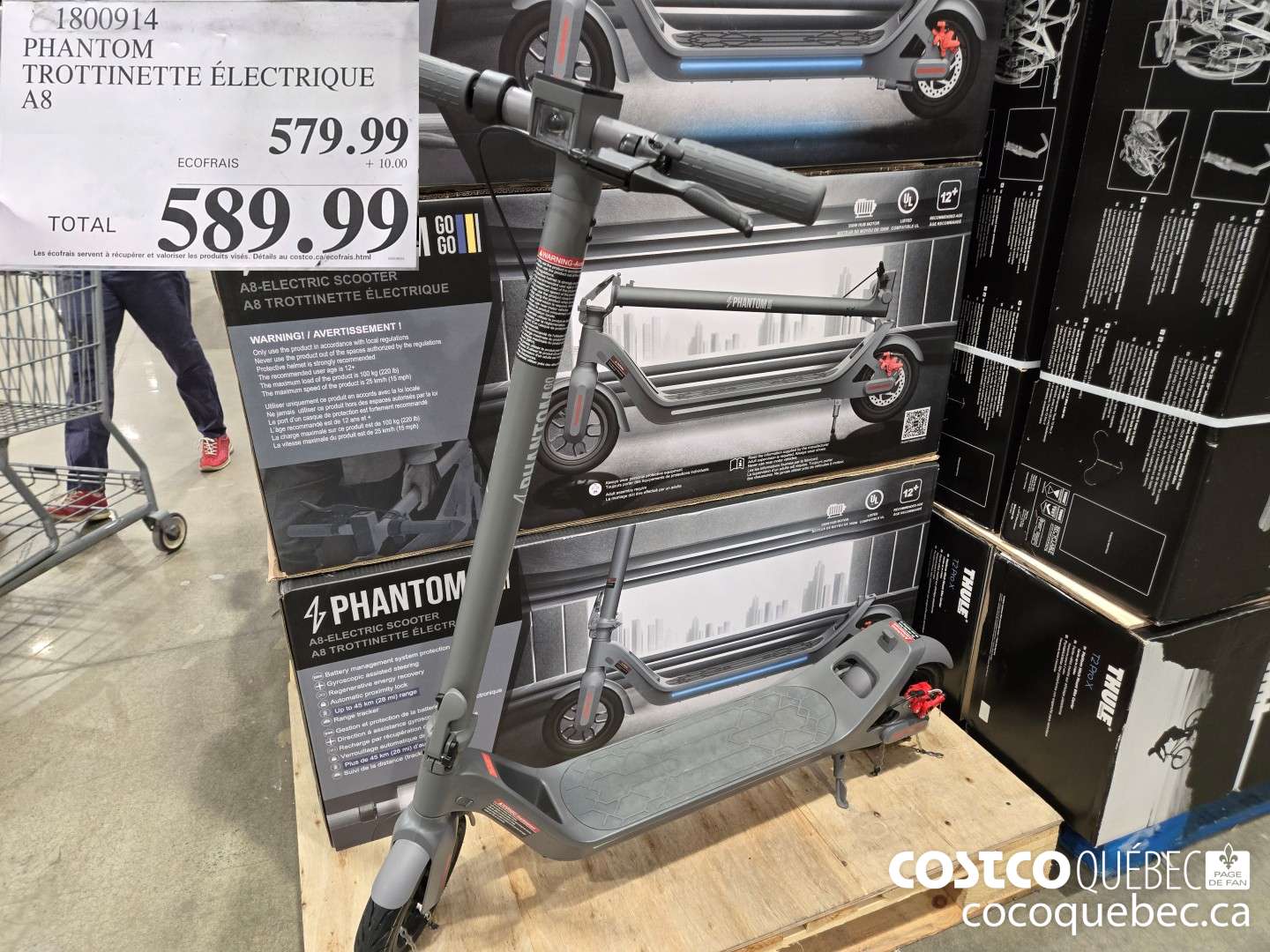 1800914 PHANTOM TROTTINETTE ELECTRIQUE  $589.99