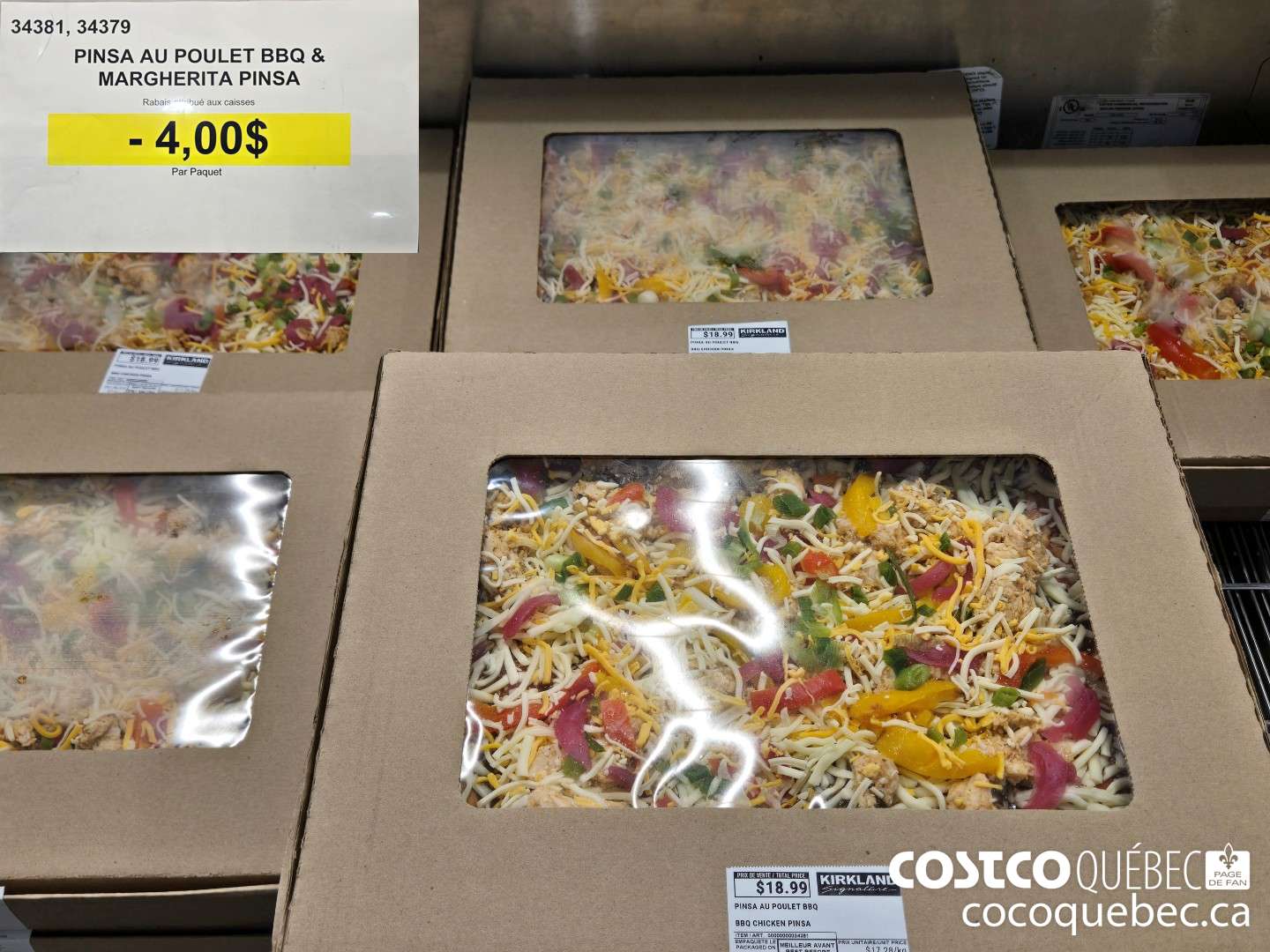 34381 PINSA AU POULET BBQ  ($4.00 INSTANT SAVINGS)
