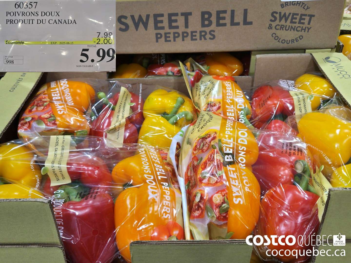 60357 POIVRONS DOUX ($2.00 INSTANT SAVINGS EXPIRES ON 2025-06-15) $5.99
