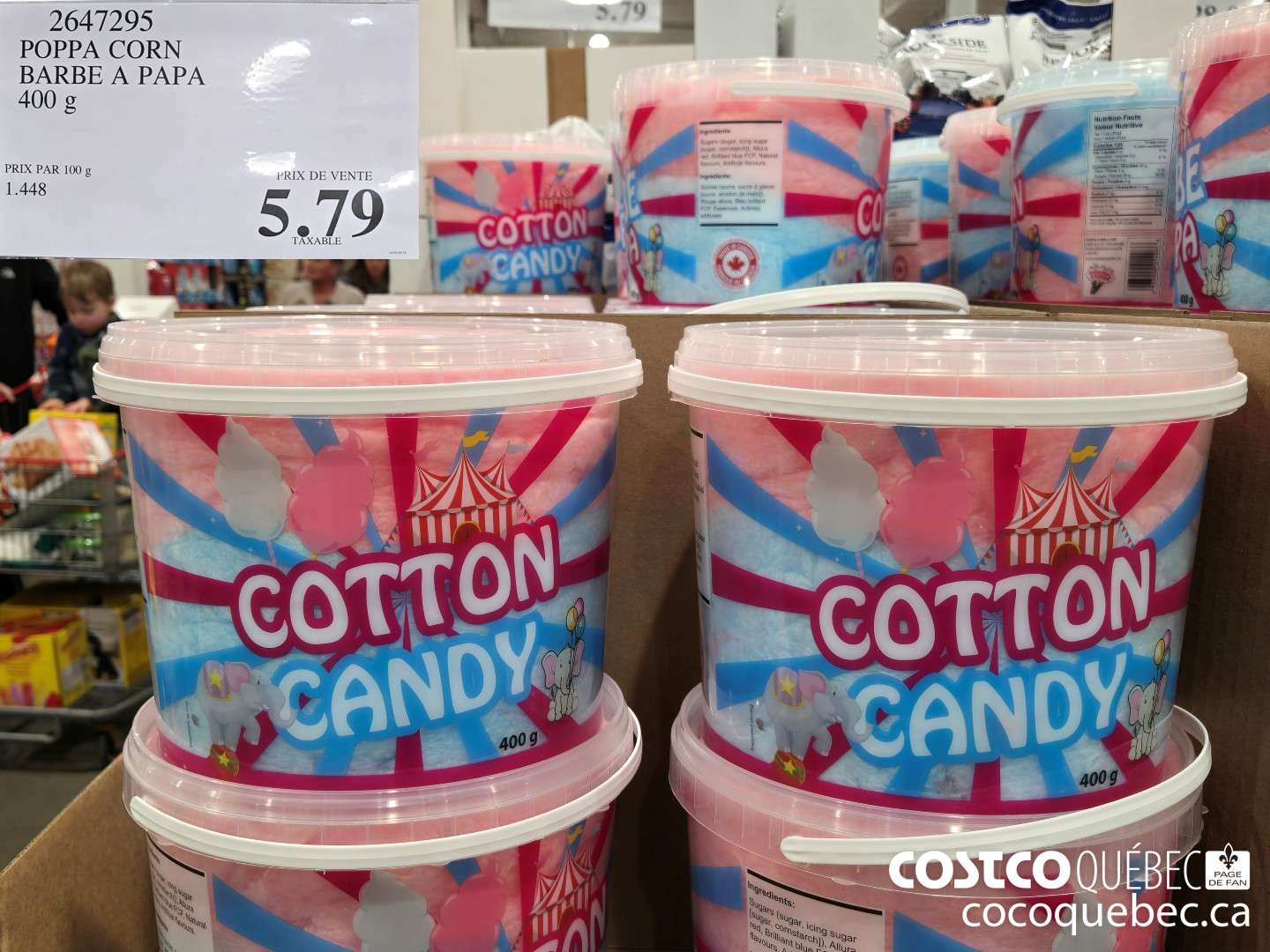 2647295 POPPA CORN BARBE A PAPA 400 g  $5.79