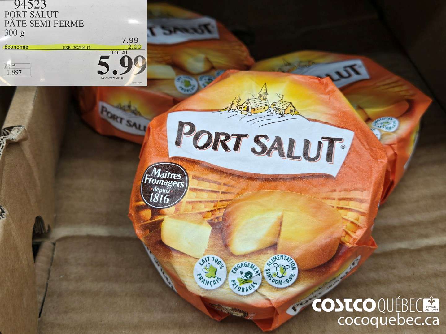 94523 PORT SALUT PATE SEMI FERME 2025-06-17 ($2.00 INSTANT SAVINGS) $5.99