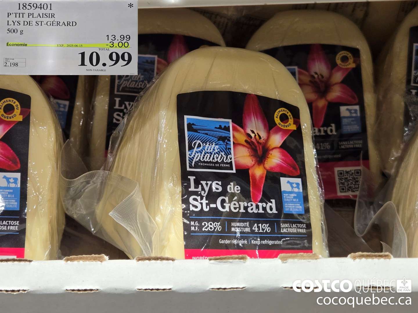 1859401 P'TIT PLAISIR LYS DE ST-GERARD  ($3.00 INSTANT SAVINGS EXPIRES ON 2025-06-15) $10.99