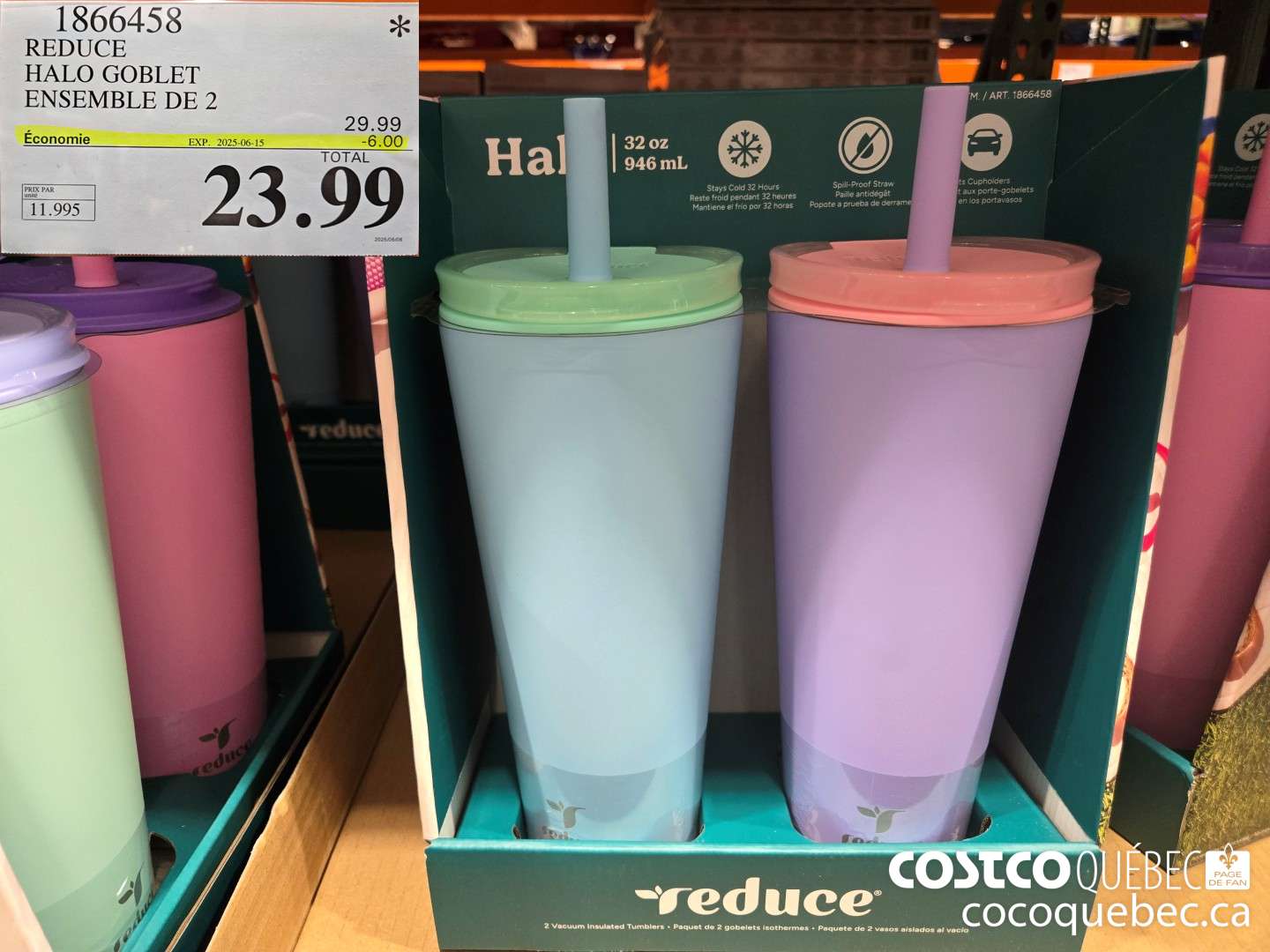 1866458 REDUCE HALO GOBLET  ($6.00 INSTANT SAVINGS EXPIRES ON 2025-06-15) $23.99