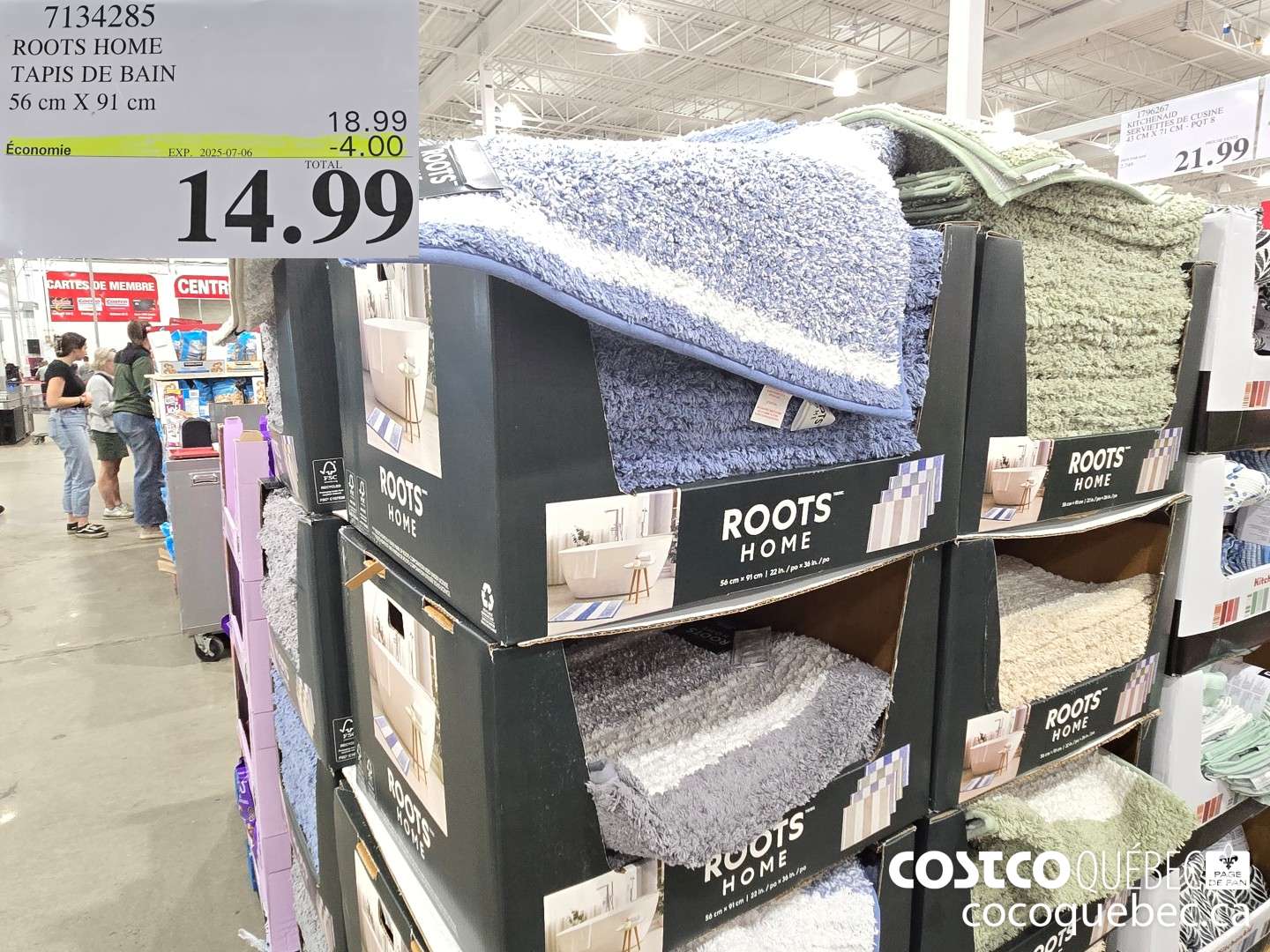 7134285 ROOTS HOME TAPIS DE BAIN  ($4.00 INSTANT SAVINGS EXPIRES ON 2025-07-06) $14.99