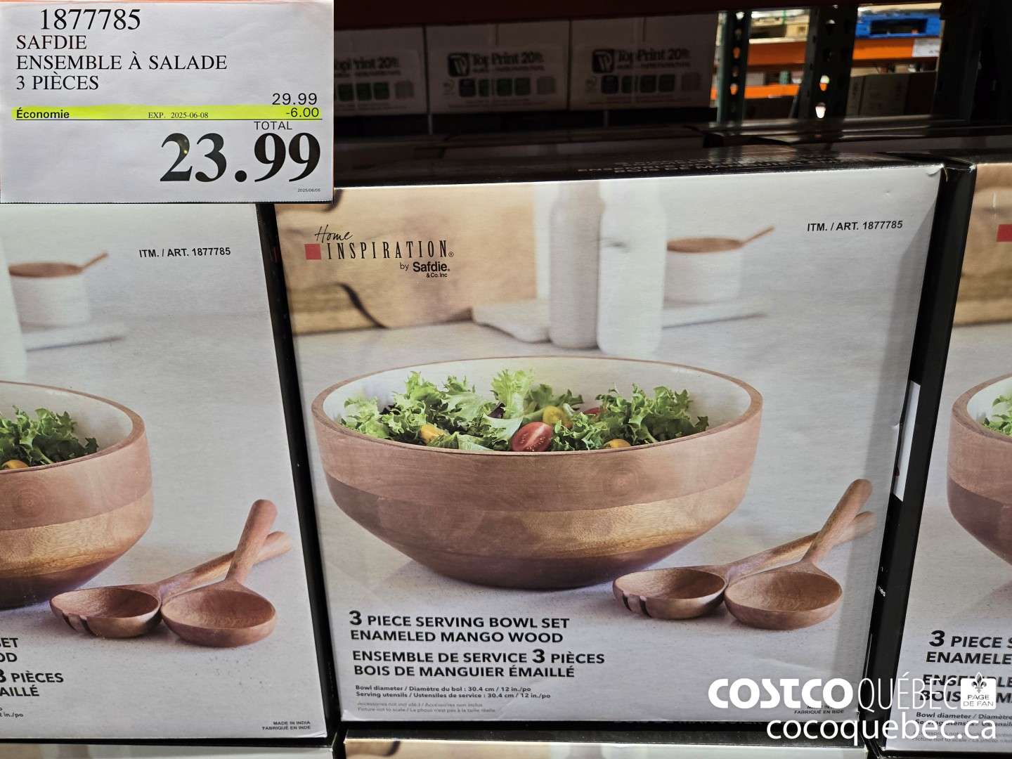 1877785 SAFDIE ENSEMBLE A SALADE  ($6.00 INSTANT SAVINGS EXPIRES ON 2025-06-08) $23.99