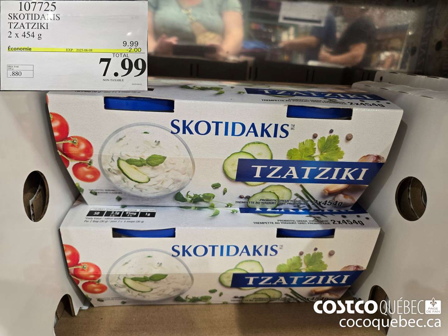 107725 SKOTIDAKIS TZATZIKI ($2.00 INSTANT SAVINGS EXPIRES ON 2025-06-08) $7.99